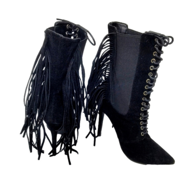 Fringe boots  by RedKiss Alizay size 6 💋 - Picture 1 of 13